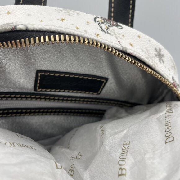 Dooney & Bourke Disney Mickey Holiday 2020 Mini Backpack Winter Wonderland NWT - Picture 13 of 16